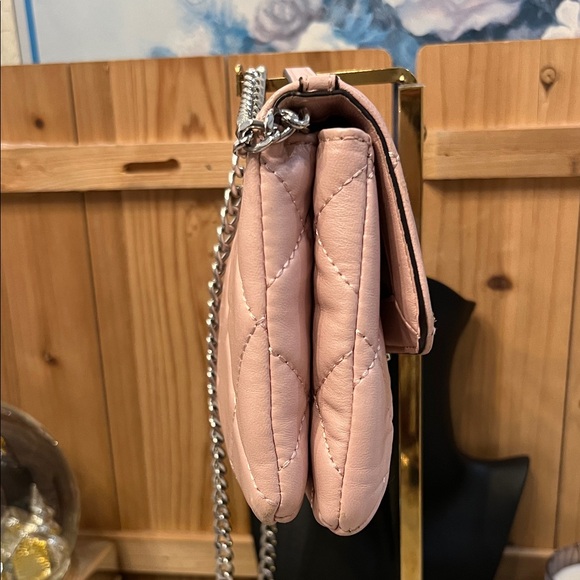 Michael Kors Sloan Small Quilted Messenger Leather Cross Body Ballet - Picture 7 of 16